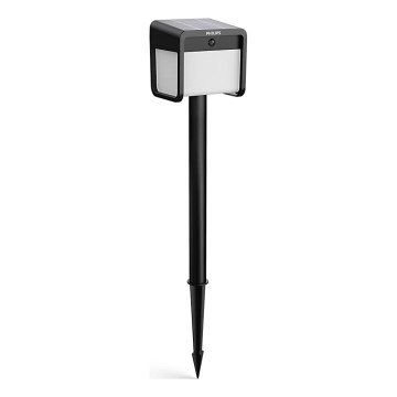 Philips - LED šviestuvas, įkraunamas saulės energija su judesio ir prieblandos jutikliu EZRA LED/1,8W/3,7V 2600 mAh 3000K IP44