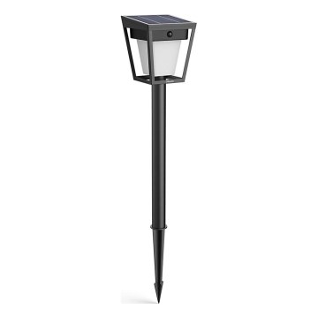 Philips - LED šviestuvas, įkraunamas saulės energija su judesio ir prieblandos jutikliu NISSA LED/1,8W/3,7V 2600 mAh 3000K IP44