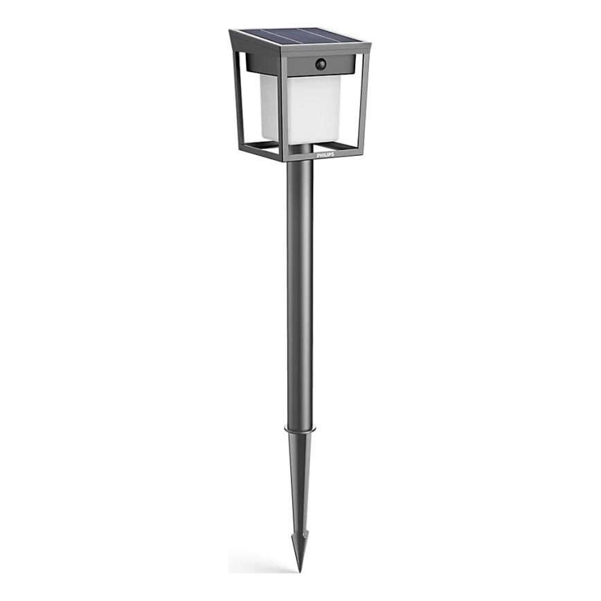 Philips - LED šviestuvas, įkraunamas saulės energija su jutikliu BLAISE LED/1,5W/3,7V 2600 mAh 3000K IP44