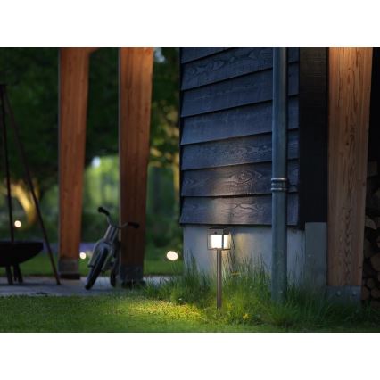 Philips - LED šviestuvas, įkraunamas saulės energija su jutikliu BLAISE LED/1,5W/3,7V 2600 mAh 3000K IP44