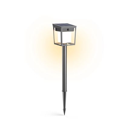 Philips - LED šviestuvas, įkraunamas saulės energija su jutikliu BLAISE LED/1,5W/3,7V 2600 mAh 3000K IP44