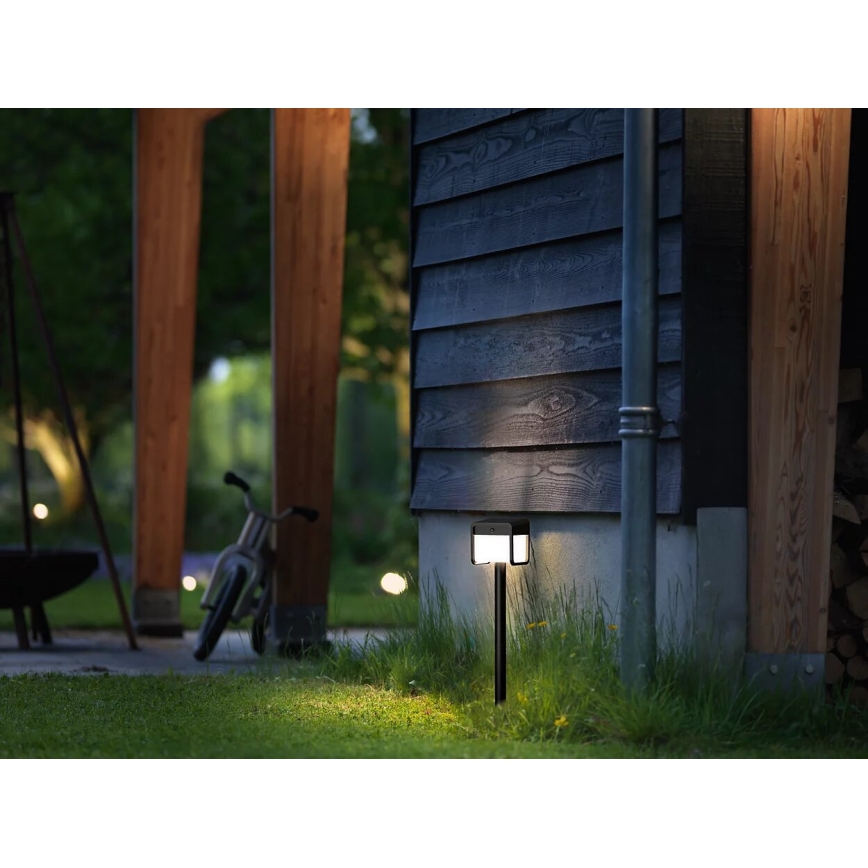 Philips - LED šviestuvas, įkraunamas saulės energija su jutikliu EZRA LED/1,8W/3,7V 2600 mAh 3000K IP44