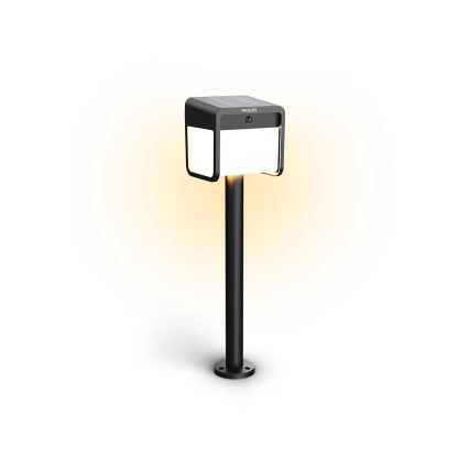 Philips - LED šviestuvas, įkraunamas saulės energija su jutikliu EZRA LED/1,8W/3,7V 2600 mAh 3000K IP44