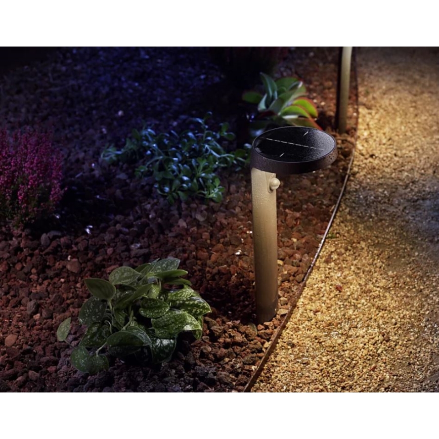 Philips - LED šviestuvas, įkraunamas saulės energija su jutikliu LED/1,2W/4V 1800 mAh 3000K IP44