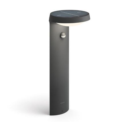 Philips - LED šviestuvas, įkraunamas saulės energija su jutikliu LED/1,2W/4V 1800 mAh 3000K IP44