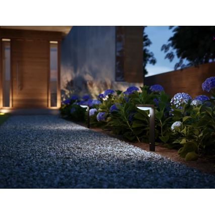 Philips - LED šviestuvas, įkraunamas saulės energija su judesio ir prieblandos jutikliu LED/1,2W/4V 1800 mAh 4000K IP44