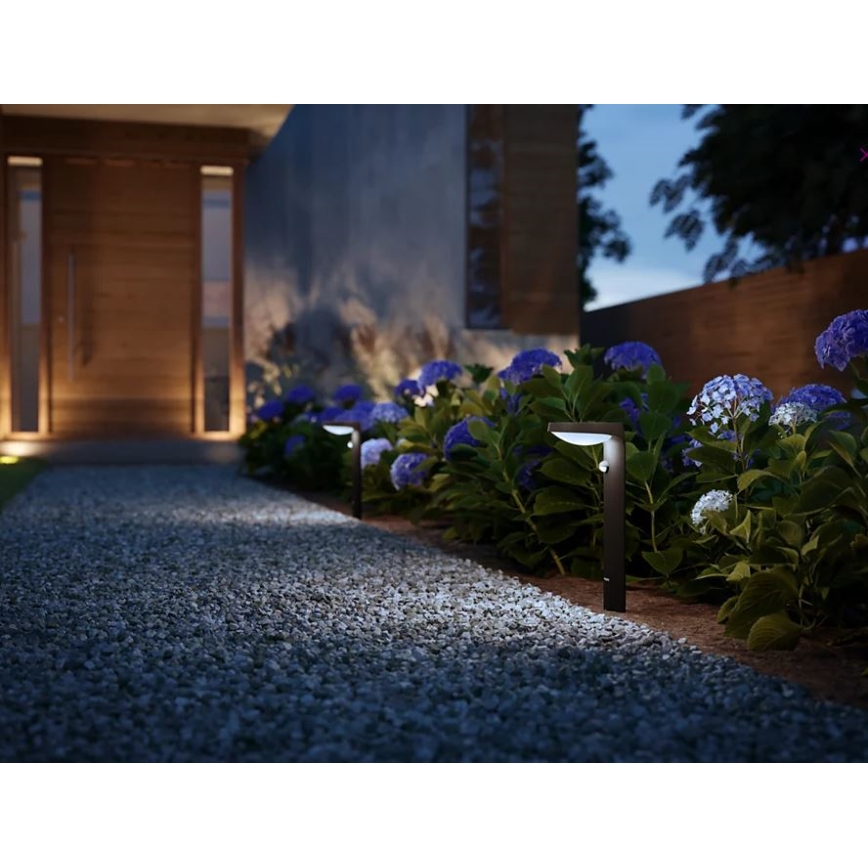 Philips - LED šviestuvas, įkraunamas saulės energija su jutikliu LED/1,2W/4V 1800 mAh 4000K IP44
