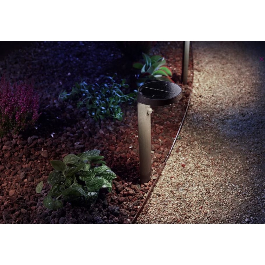 Philips - LED šviestuvas, įkraunamas saulės energija su jutikliu LED/1,2W/4V 1800 mAh 4000K IP44