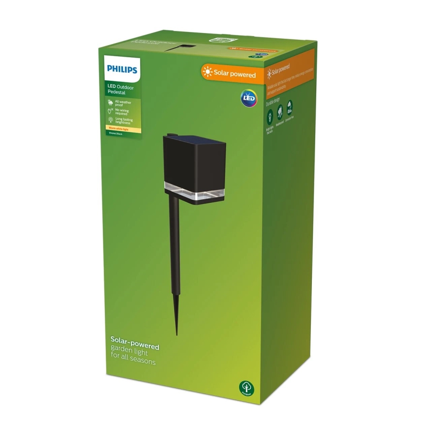 Philips - LED šviestuvas, įkraunamas saulės energija VIRONA LED/1,8W/3,7V 2600 mAh 2700K IP44