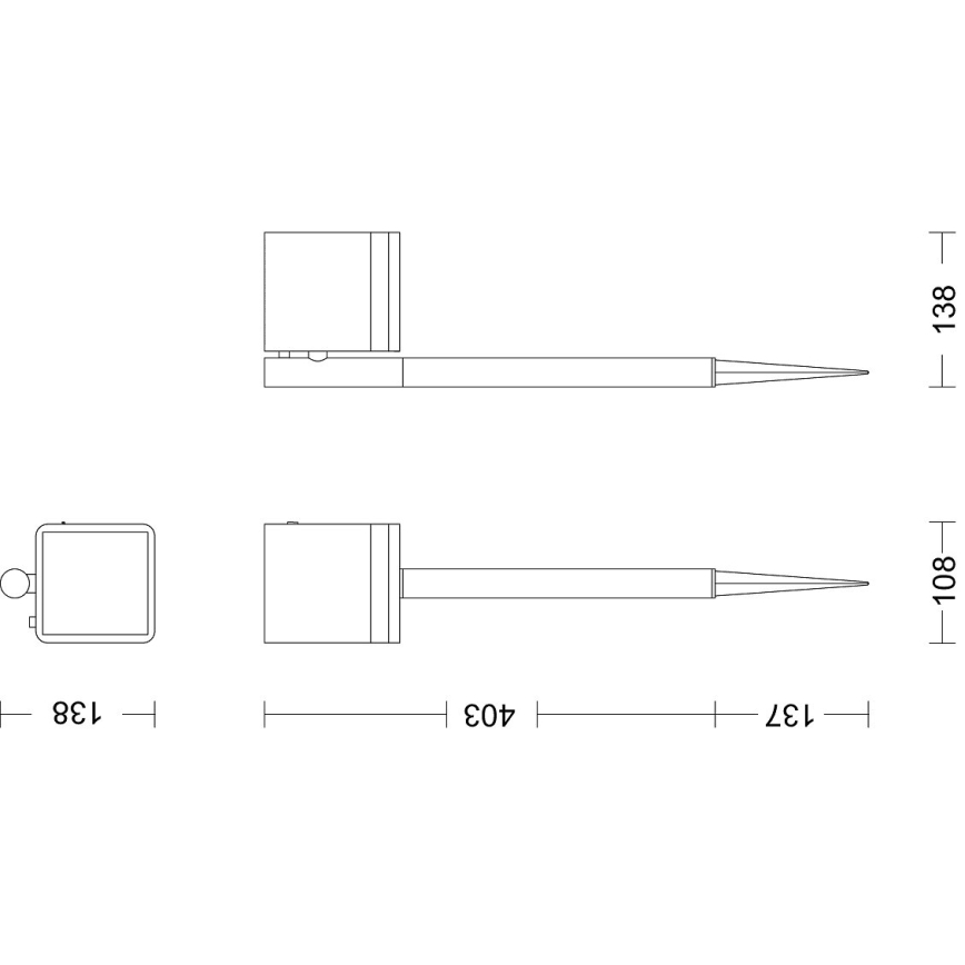 Philips - LED šviestuvas, įkraunamas saulės energija VIRONA LED/1,8W/3,7V 2600 mAh 2700K IP44