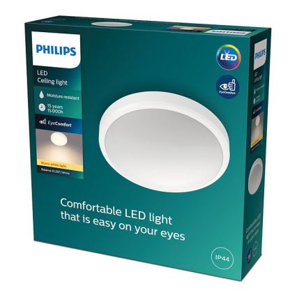 Philips - LED Vonios lubinis šviestuvas BALANCE LED/17W/230V IP44