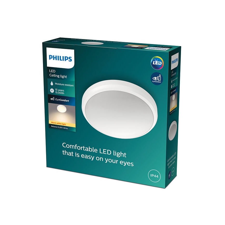 Philips - LED Vonios lubinis šviestuvas BALANCE LED/6W/230V IP44