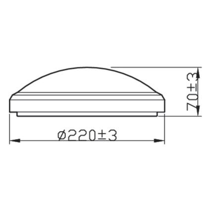 Philips - LED Vonios lubinis šviestuvas BALANCE LED/6W/230V IP44