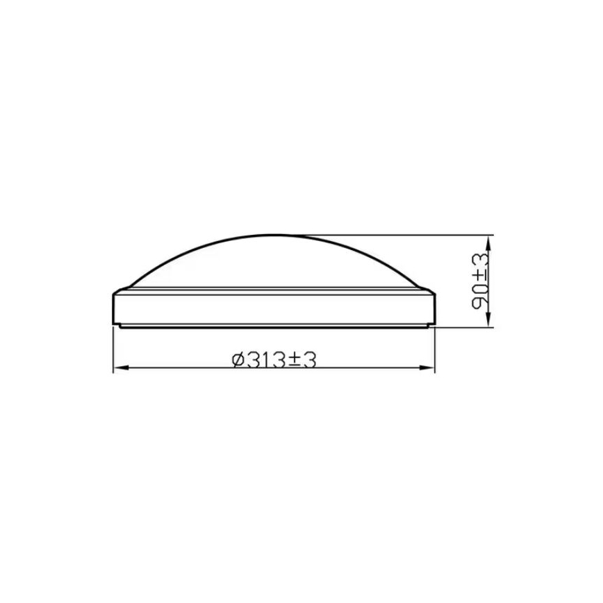 Philips - LED Vonios lubinis šviestuvas LED/17W/230V 4000K IP44
