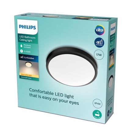 Philips - LED Vonios lubinis šviestuvas LED/17W/230V IP44
