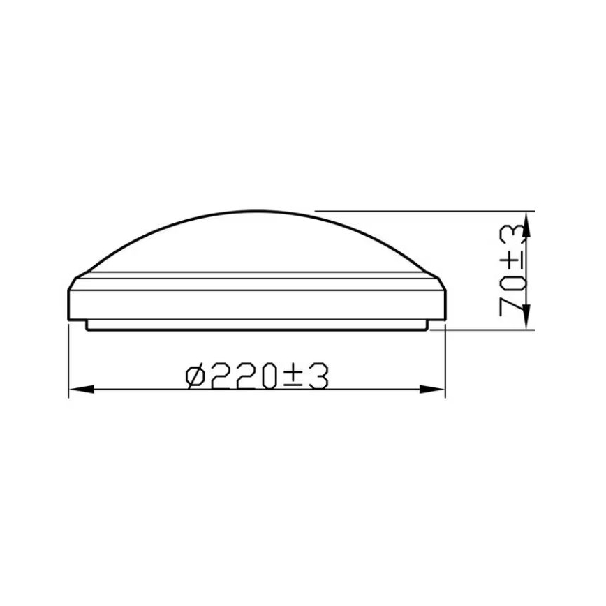 Philips - LED Vonios lubinis šviestuvas LED/6W/230V 2,700K IP44