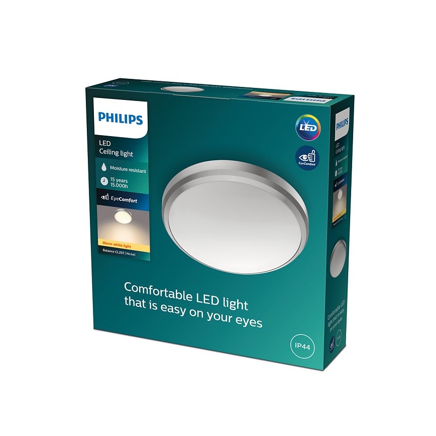 Philips - LED Vonios lubų šviestuvas BALANCE LED/6W/230V IP44