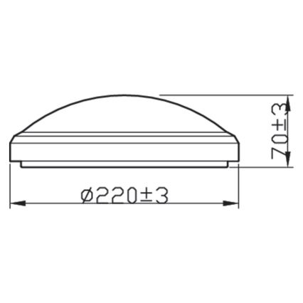 Philips - LED Vonios lubų šviestuvas BALANCE LED/6W/230V IP44