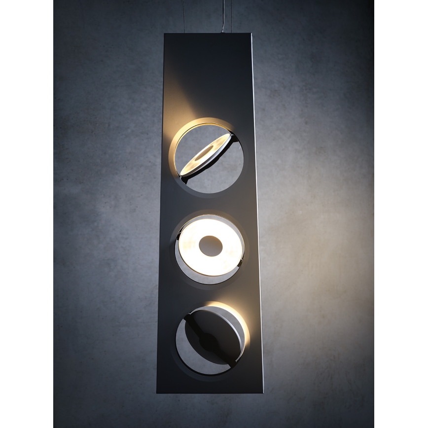 Philips Lirio 40609/31/16 - Kabinamas LED šviestuvas CIRCULIS 3xLED/13W/230V