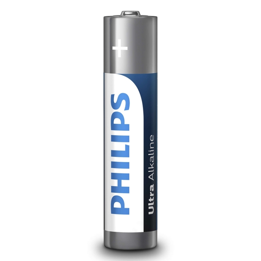Philips LR03E4B/10 - 4 vnt šarminės baterijos  AAA ULTRA ALKALINE 1,5V 1250mAh