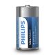 Philips LR14E2B/10 - 2 vnt šarminės baterijos  C ULTRA ALKALINE 1,5V 7500mAh