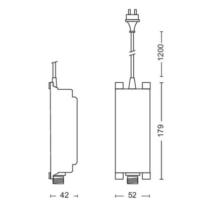 Philips – Maitinimo šaltinis 48W/12/230V IP67