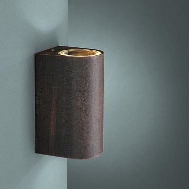 Philips Massive 17102/86/10 - Lauko sieninis šviestuvas NANTES 2xGU10/35W/230V IP44
