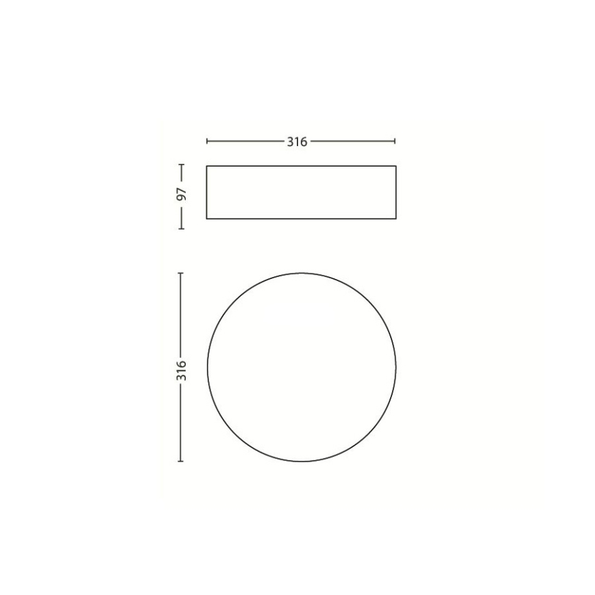 Philips Massive 30175/30/10 - Lubinis šviestuvas MYLIVING VELOUR 2xE27/23W/230V