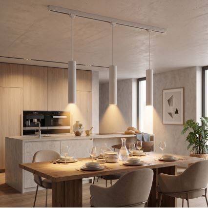 Philips - pakabinamas šviestuvas ant laido lištinės EASYLINK sistemos 3xGU10/7W/230V 1 m baltas