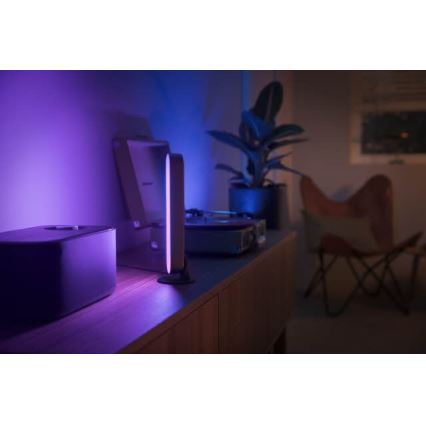 Philips - Prailgintuvo rinkinys LED RGB Pritemdomas stalinis šviestuvas Hue PLAY LED/6W/230V juoda