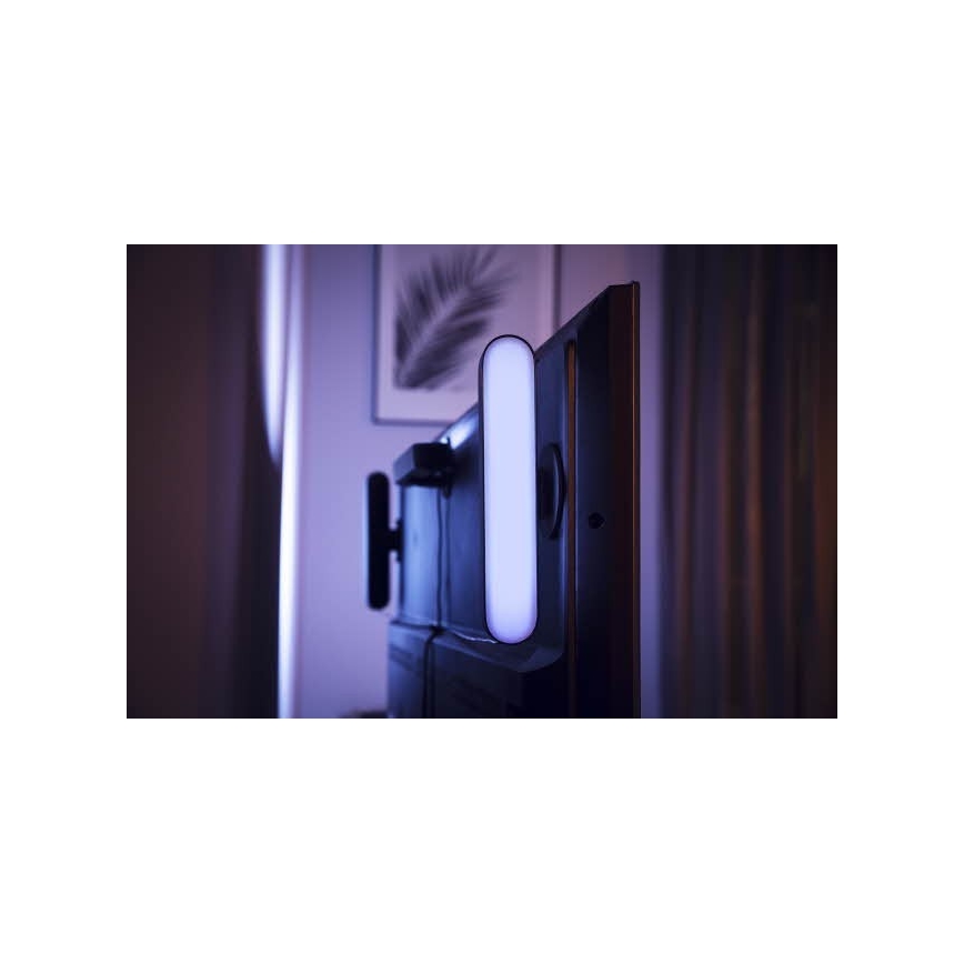 Philips - Prailgintuvo rinkinys LED RGB Pritemdomas stalinis šviestuvas Hue PLAY LED/6W/230V juoda