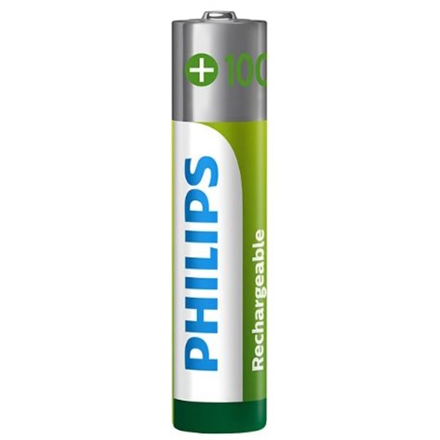Philips R03B4RTU10/10 - 4 vnt. Įkraunama baterija AAA NiMH/1,2V/1000 mAh