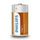 Philips R14L2B/10 - 2 vnt cinko chlorido baterijos  C LONGLIFE 1,5V