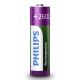 Philips R6B2A260/10 - 2 vnt įkraunamos baterijos AA MULTILIFE NiMH/1,2V/2600 mAh