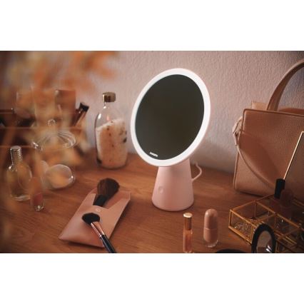 Philips – Reguliuojamas kosmetinis veidrodis su LED apšvietimu MIRROR LED/4,5W/5V