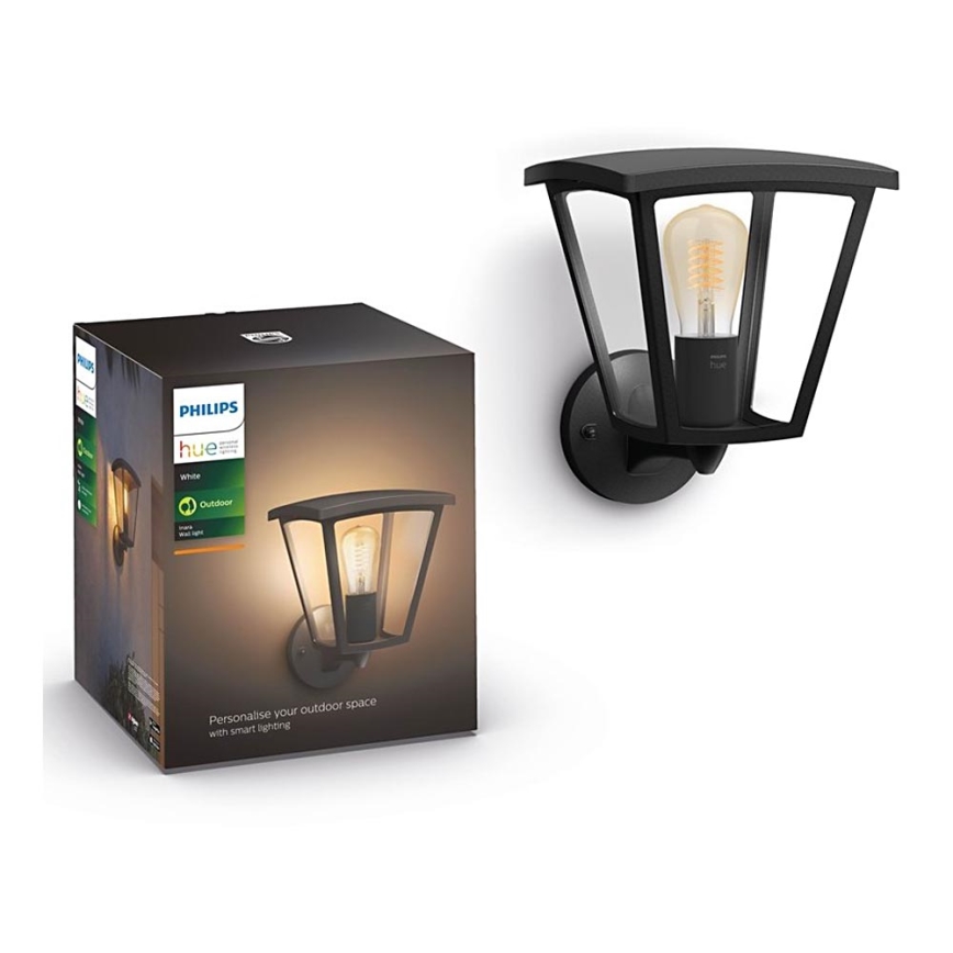 Philips - Reguliuojamas lauko sieninis šviestuvas Hue INARA 1xE27/7W/230V Wi-Fi IP44