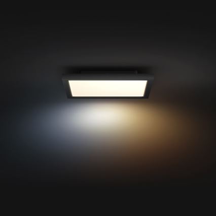 Philips - LED reguliuojamas lubų šviestuvas Hue AURELLE LED/19W/230V 2200-6500K 30x30 cm juodas