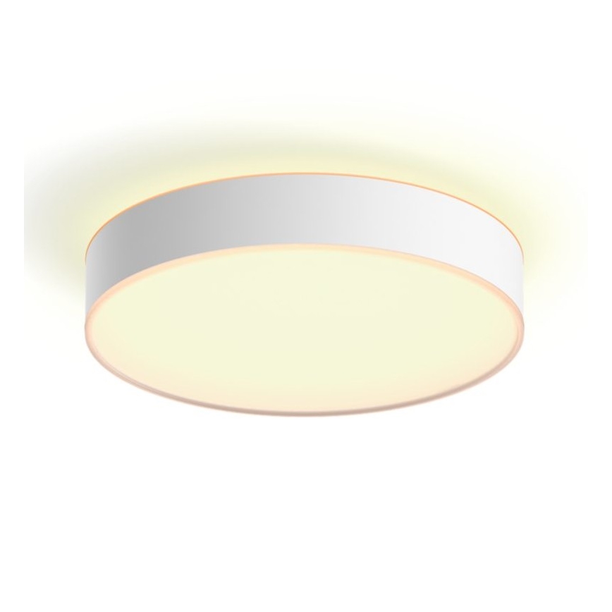 Philips - dimeriuojamas lubinis šviestuvas Hue LED/19,2W/230V 2200-6500K skersmuo 381 mm baltas + su nuotoliniu valdymo pultu