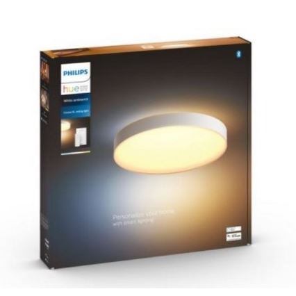 Philips - reguliuojamas LED lubinis šviestuvas Hue LED/48W/230V 2200-6500K skersmuo 551 mm baltas + nuotolinis valdymas