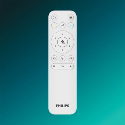 Philips - dimeriuojamas LED lubinis šviestuvas su ventiliatoriumi BLISS LED/35W/230V baltas + nuotolinis valdymas