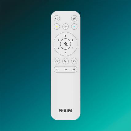 Philips - reguliuojamas LED lubinis šviestuvas su ventiliatoriumi BLISS LED/35W/230V rudas + nuotolinis valdymas