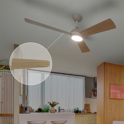 Philips - reguliuojamo ryškumo LED lubinis ventiliatorius CIVX LED/24W/230V + nuotolinis valdymas