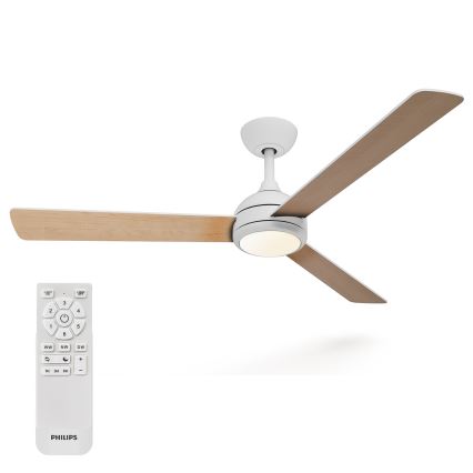 Philips - reguliuojamo ryškumo LED lubinis ventiliatorius CIVX LED/24W/230V + nuotolinis valdymas