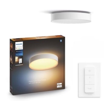 Philips - reguliuojamas LED lubų šviestuvas Hue LED/33,5W/230V 2200-6500K skersmuo 425 mm balta + nuotolinio valdymo pultas