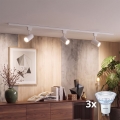 Philips - reguliuojamas LED taškinis šviestuvas bėgelinėje EASYLINK sistemoje 3xGU10/7W/230V 2200-2700K 1m baltas