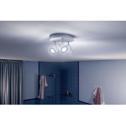 Philips - Reguliuojamas LED vonios akcentinis šviestuvas Hue ADORE 3xGU10/5W/230V IP44 + VP