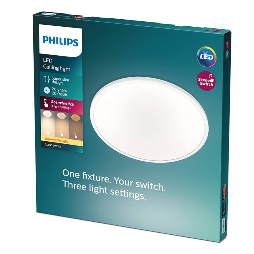 Philips - Reguliuojamas lubinis šviestuvas CLEAR LED/18W/230V 2700K