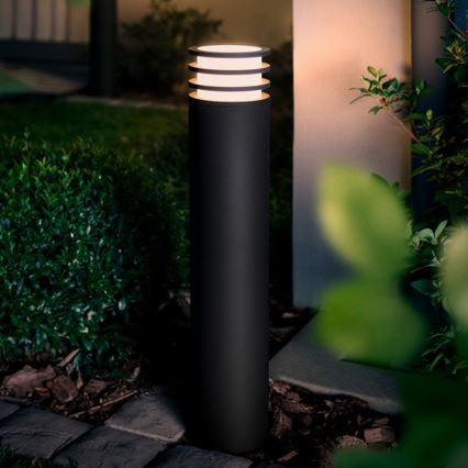 Philips - LED RGB dimeriu reguliuojama lauko lempa Hue LUCCA 1xE27/8,1W/230V 77 cm 1000-20000K IP44