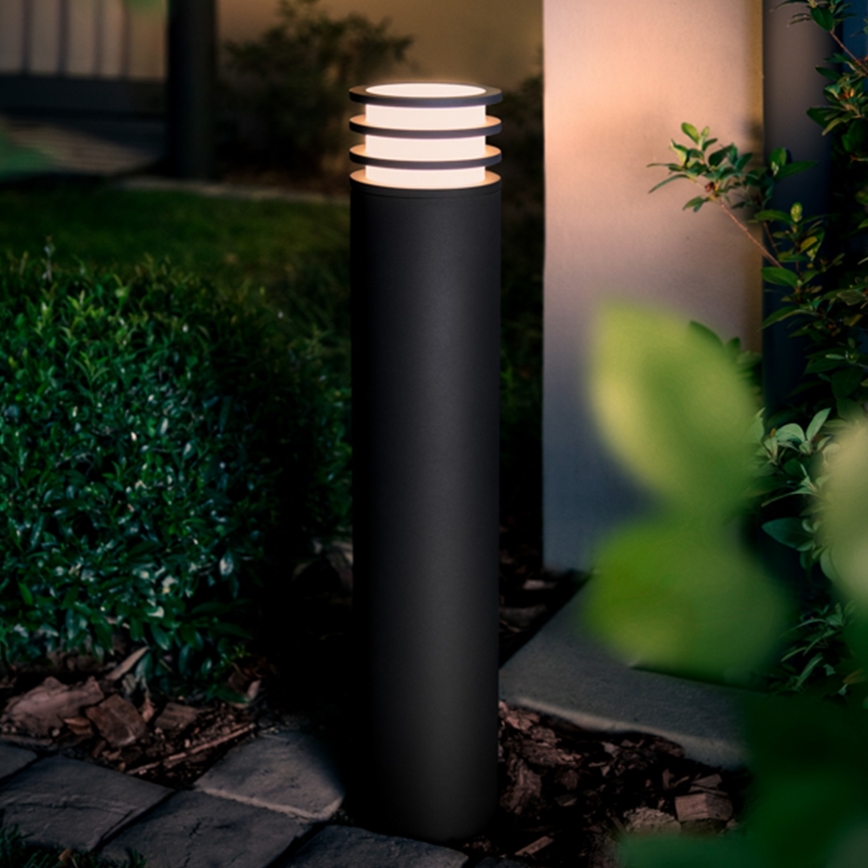 Philips - LED RGB dimeriu reguliuojama lauko lempa Hue LUCCA 1xE27/8,1W/230V 77 cm 1000-20000K IP44