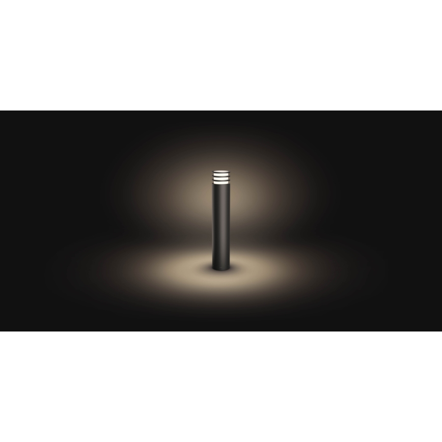 Philips - LED RGB dimeriu reguliuojama lauko lempa Hue LUCCA 1xE27/8,1W/230V 77 cm 1000-20000K IP44
